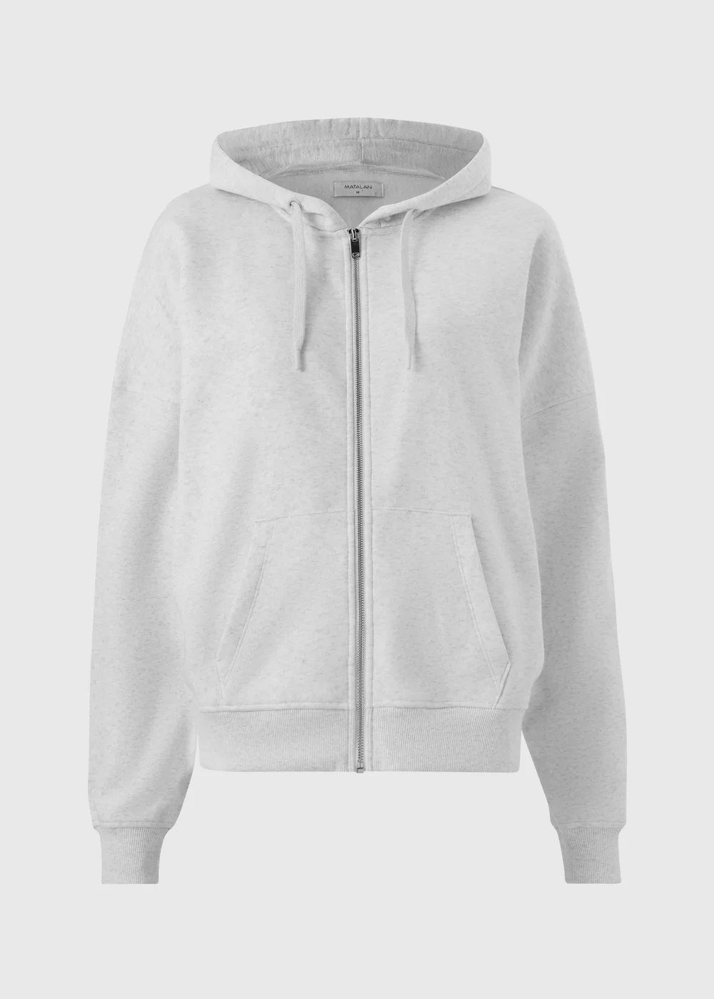 Grey Zip Through Hoodie - XS Image 1