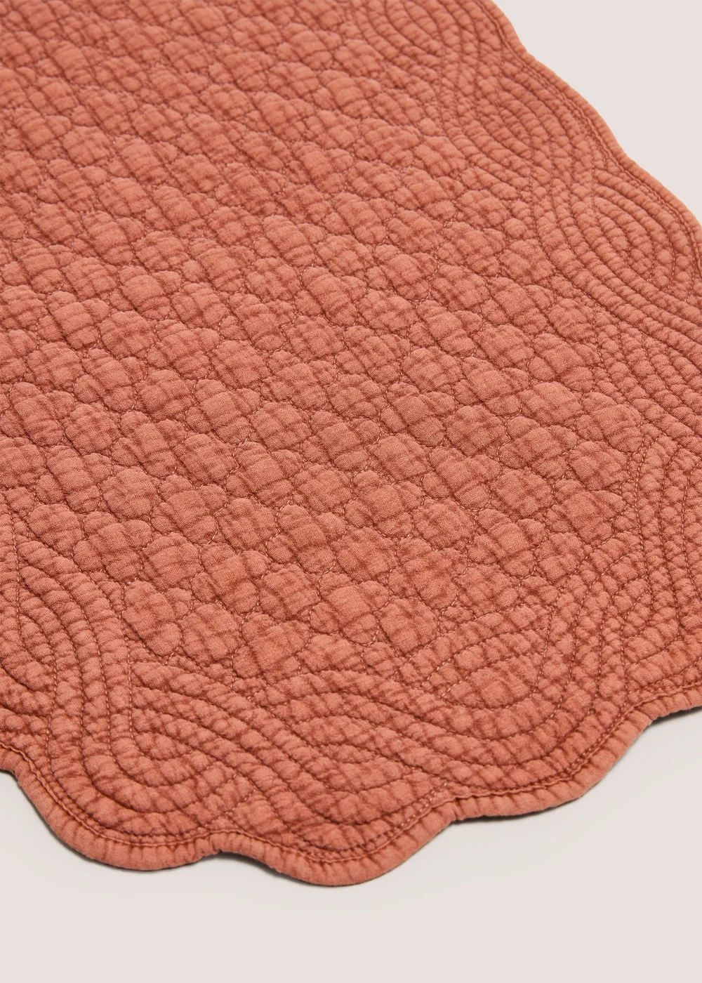 Orange Quilted Table Runner Image 2