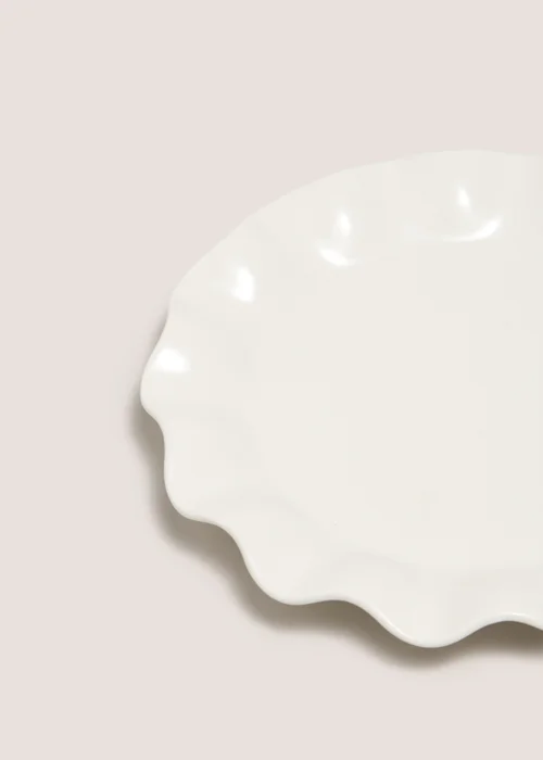 White Wave Side Plate Image 2
