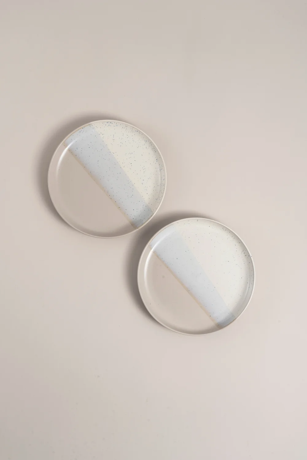 2 Pack Cream Reactive Side Plates Image 1
