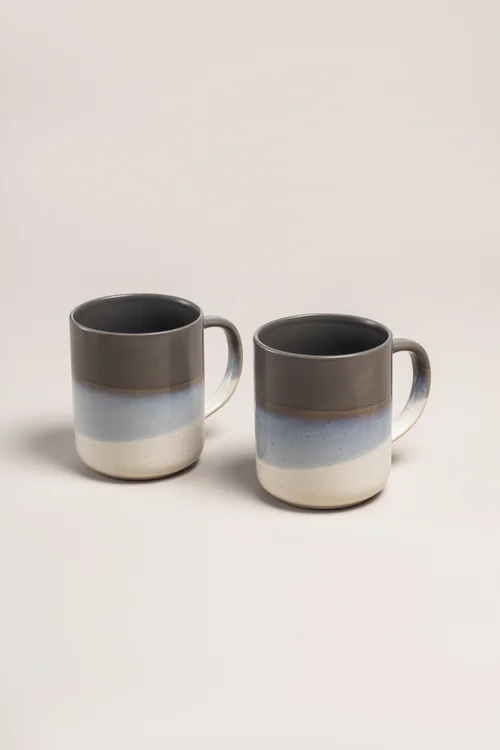 2 Pack Grey Reactive Mug Set Image 1