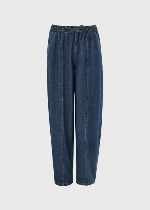 Dark Wash Denim Jogger Jeans - 22 Image 6