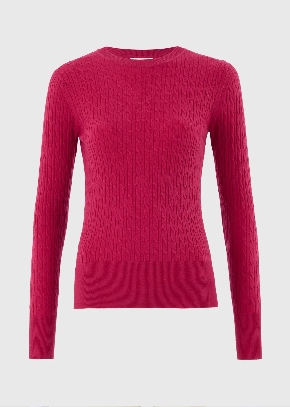 Raspberry Babycable Knitted Jumper - 8 Image 2