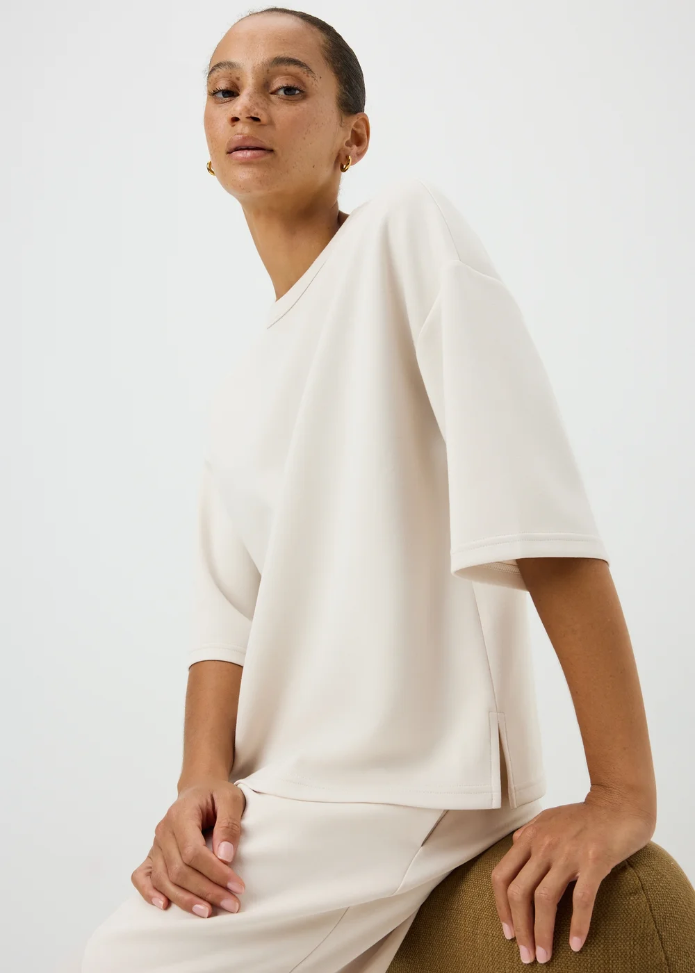 Stone Co Ord Box Top - S Image 1