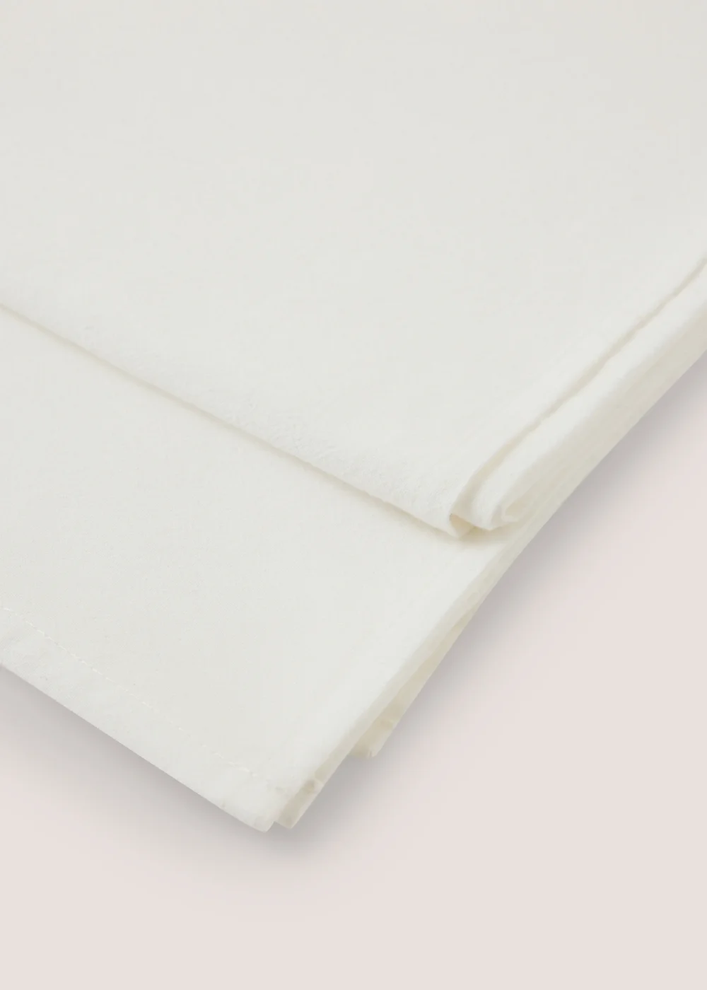 White Textured Table Cloth Image 2
