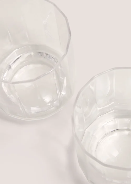 2 Pack Clear Tumblers Image 2