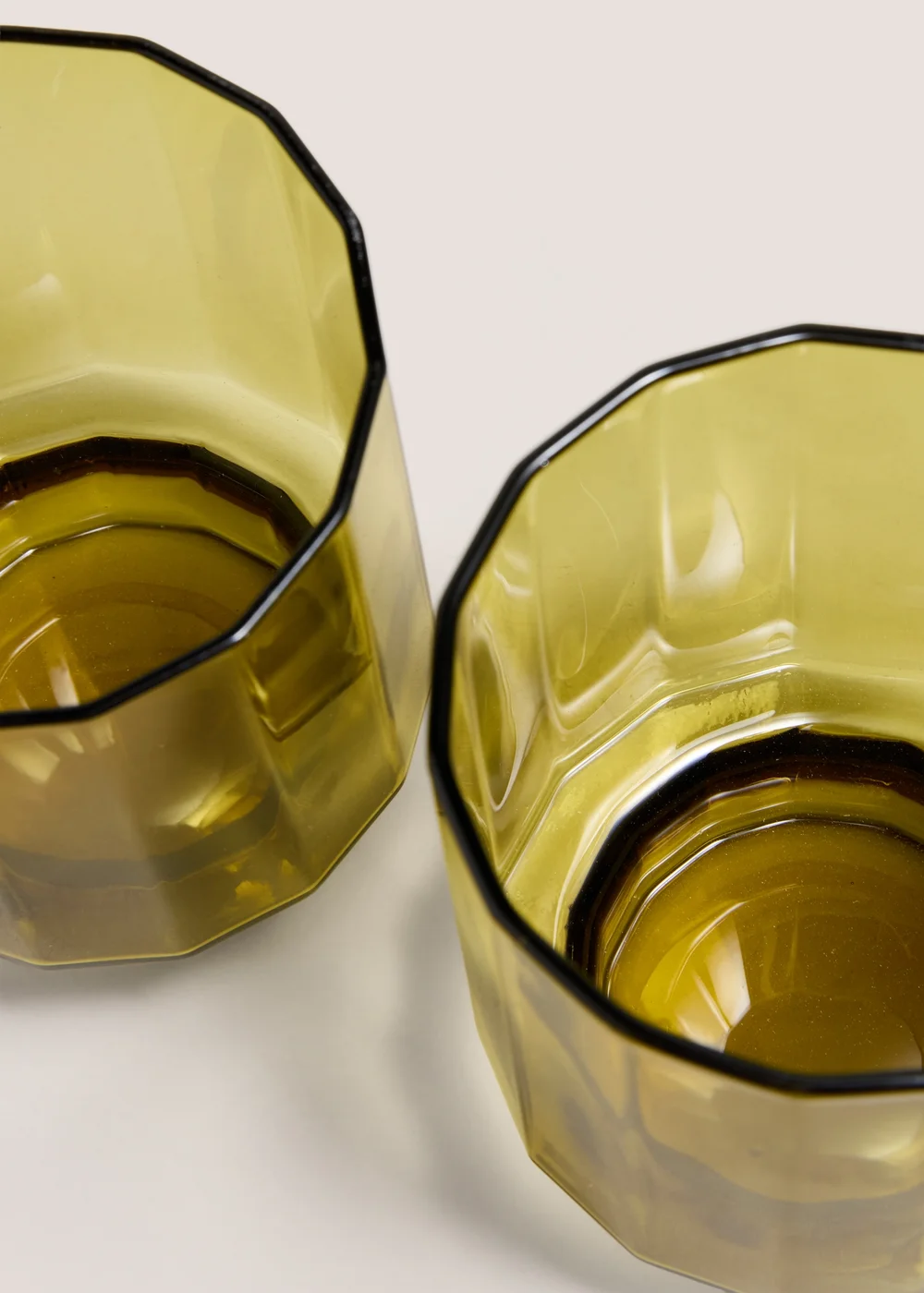 2 Pack Green Smoked Tumblers Image 2