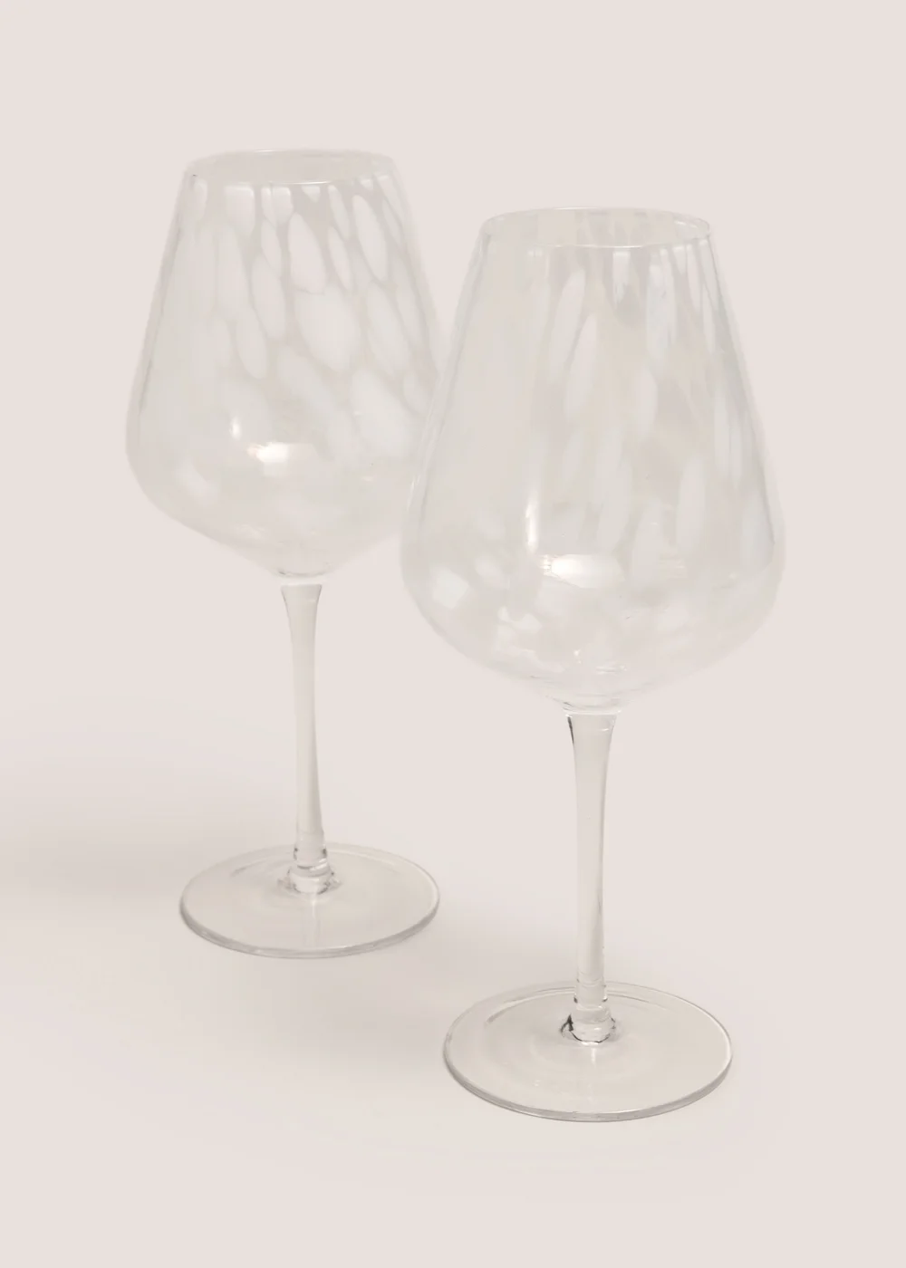 2 Pack Confetti Wine Glasses Image 1