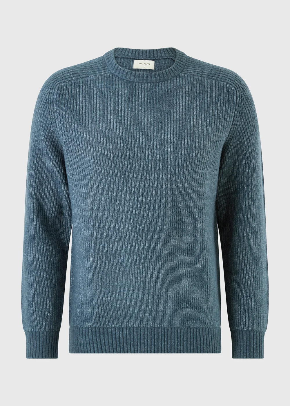 Blue Ribbed Jumper - S Image 4