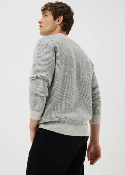Grey Textured Jumper - S Image 2