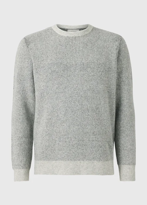 Grey Textured Jumper - S Image 4