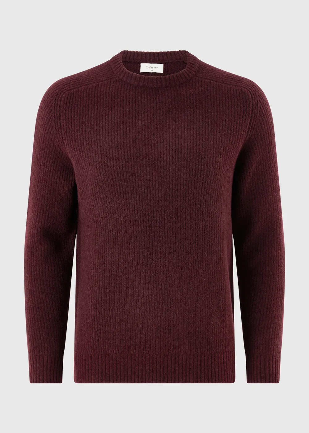 Burgundy Knitted Jumper - S Image 2