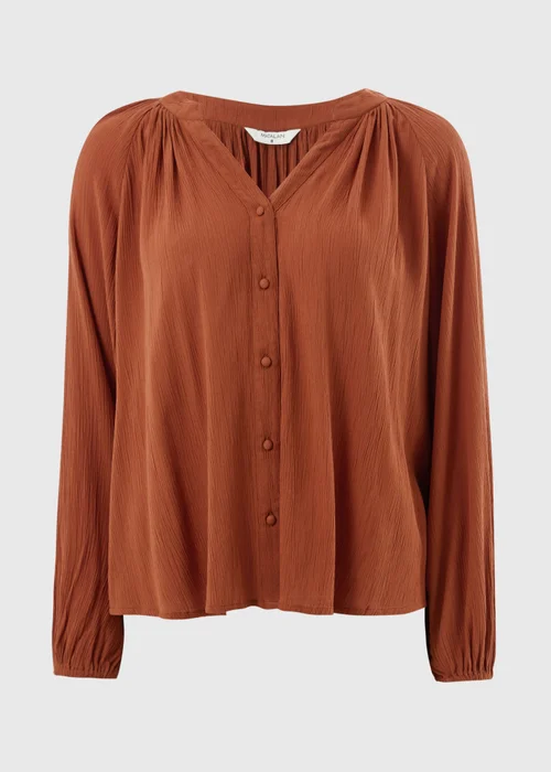 Ginger Volume Sleeve Cheesecloth Blouse - 20 Image 2
