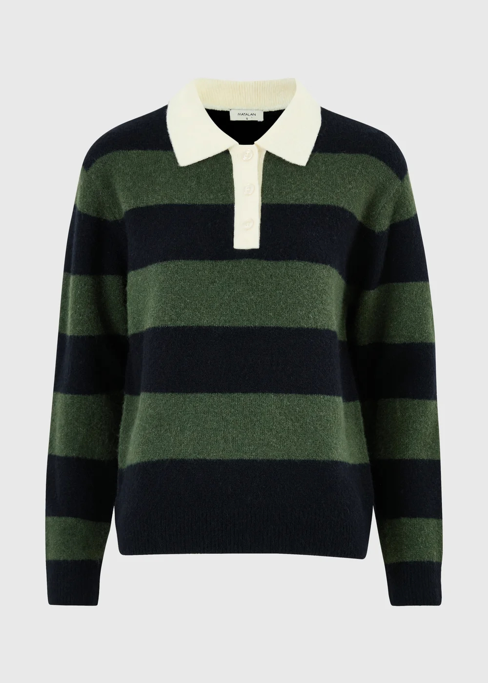 Green Stripe Rugby Top - XS Image 4