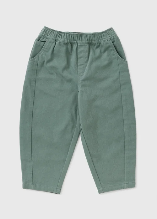 Boys Teal Twill Trousers (1-8yrs) - 1-1.5 Yrs Image 1