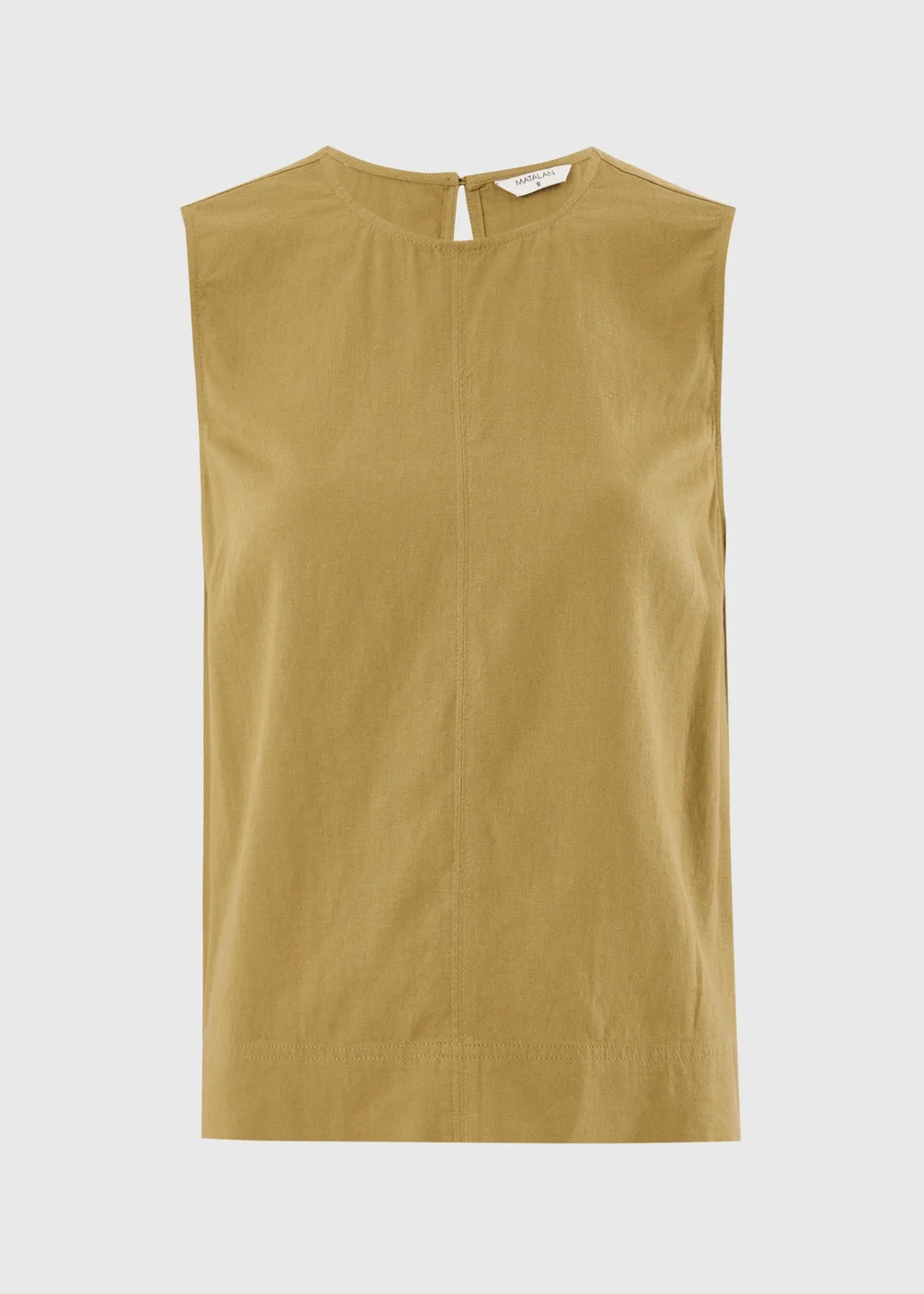 Lime Linen Blend Co Ord Vest Top - 8 Image 5