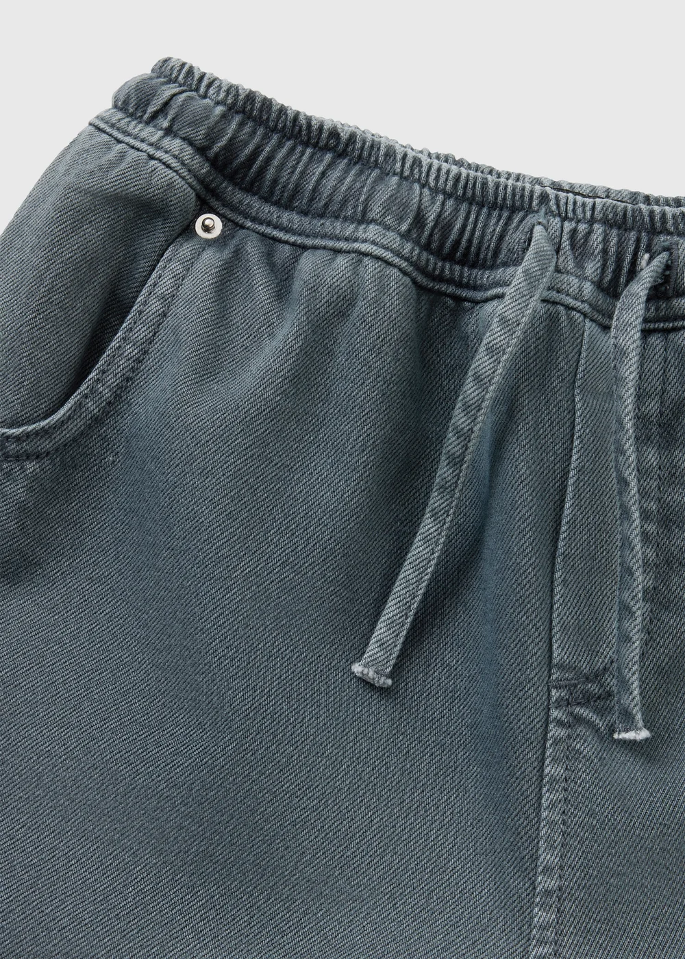 Boys Grey Balloon Drawstring Jeans (7-15 Yrs) - 7 Yrs Image 2