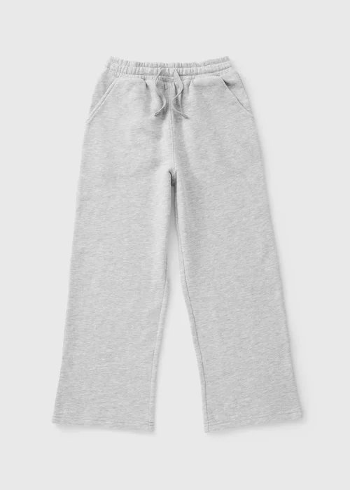 Boys Grey Wide Leg Jogging Bottoms (7-15yrs) - 7 Yrs Image 1