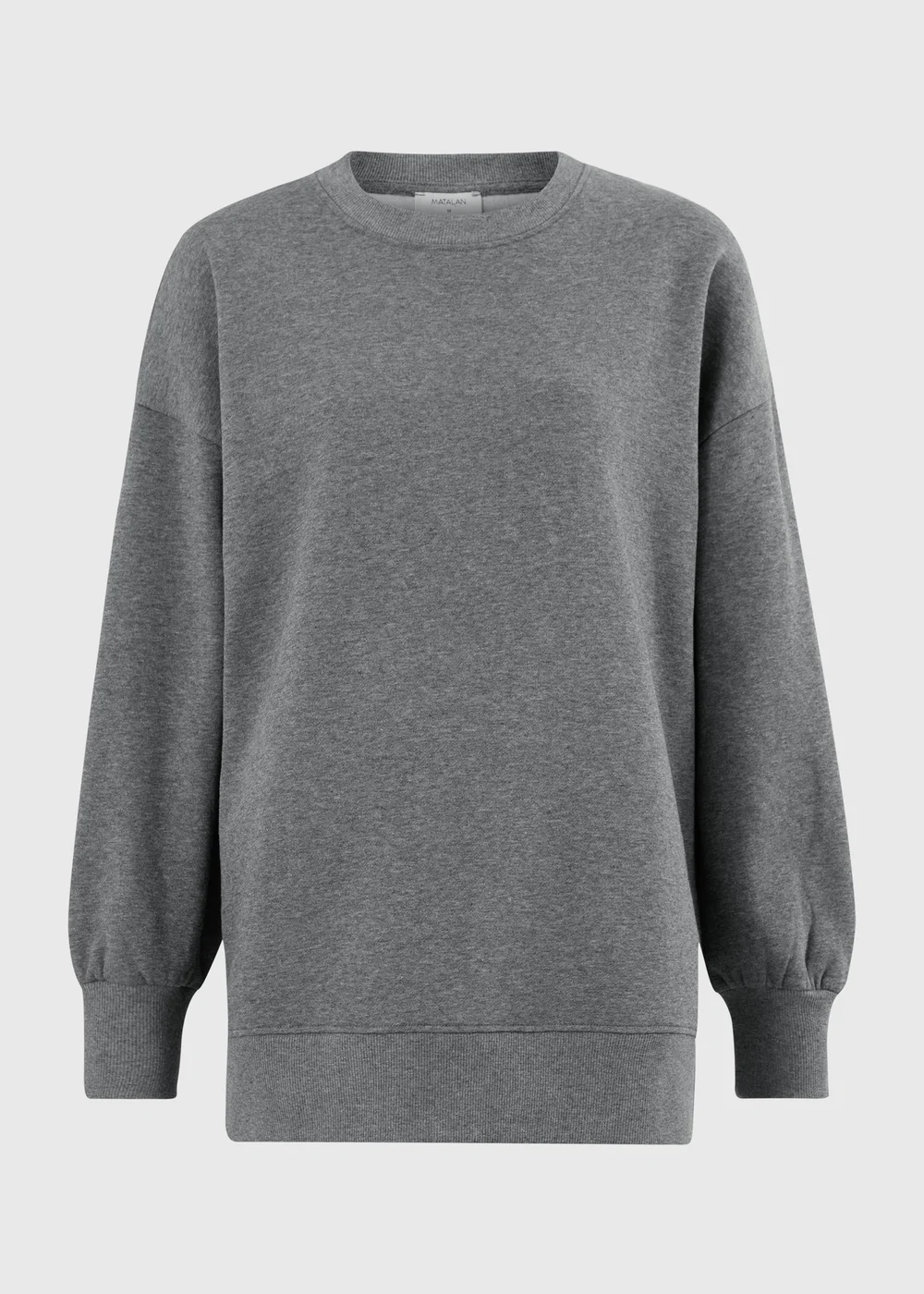 Charcoal Grey Longline Sweatshirt - S Image 3