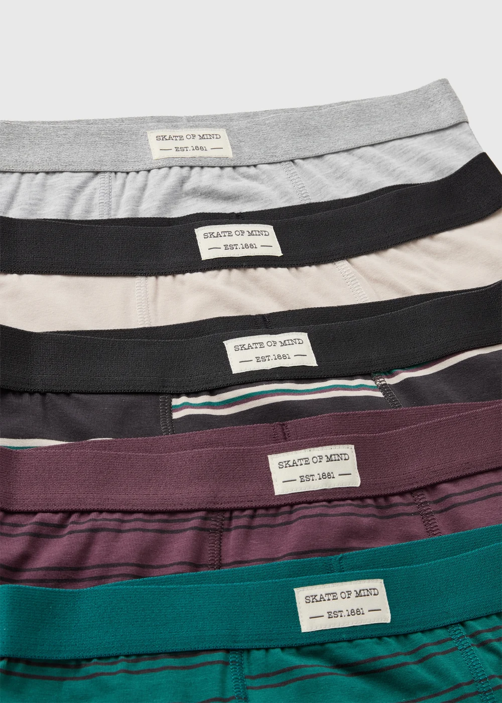 Boys 5 Pack Stripe Multicoloured Boxer Set (2-11 Yrs) - 2-3 Yrs Image 2