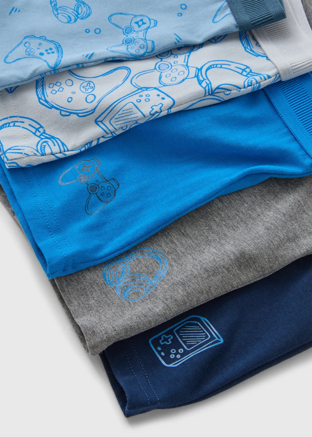 5 Pack Boys Blue Gamer Trunks (2-13yrs) - 2-3 Yrs Image 2