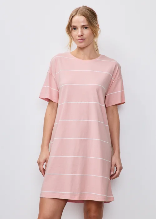 Pink Striped Nightie - XS Image 1