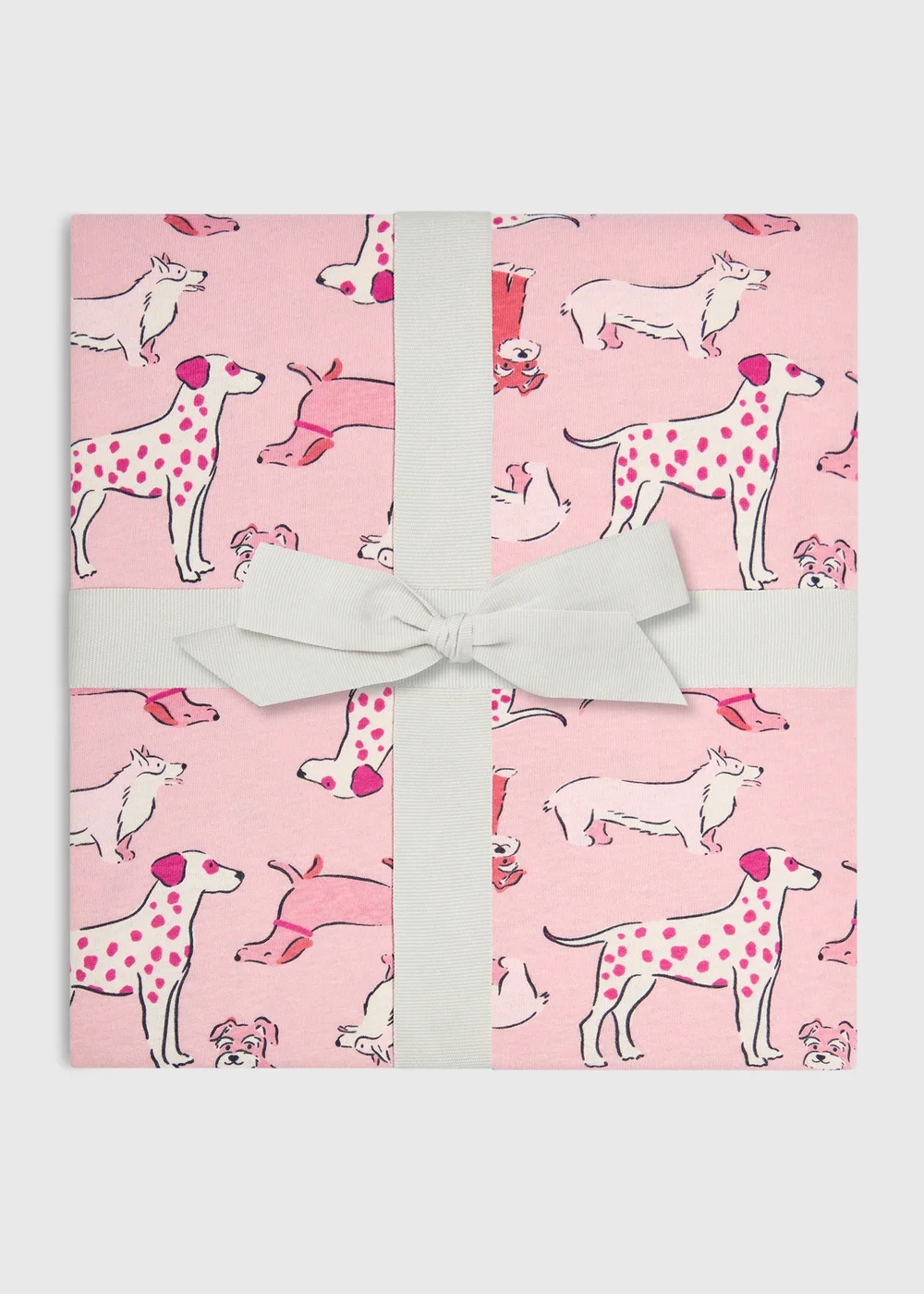 Pink Dog Print Pyjama Set - XS Image 1