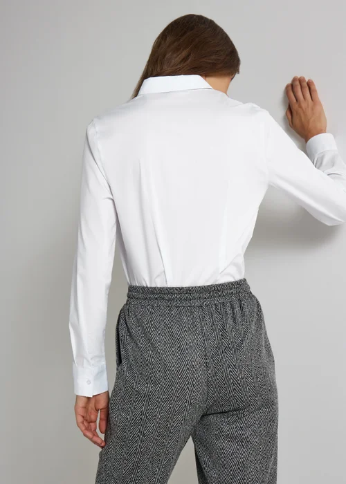 Petite White Button Up Shirt - 6 Image 3
