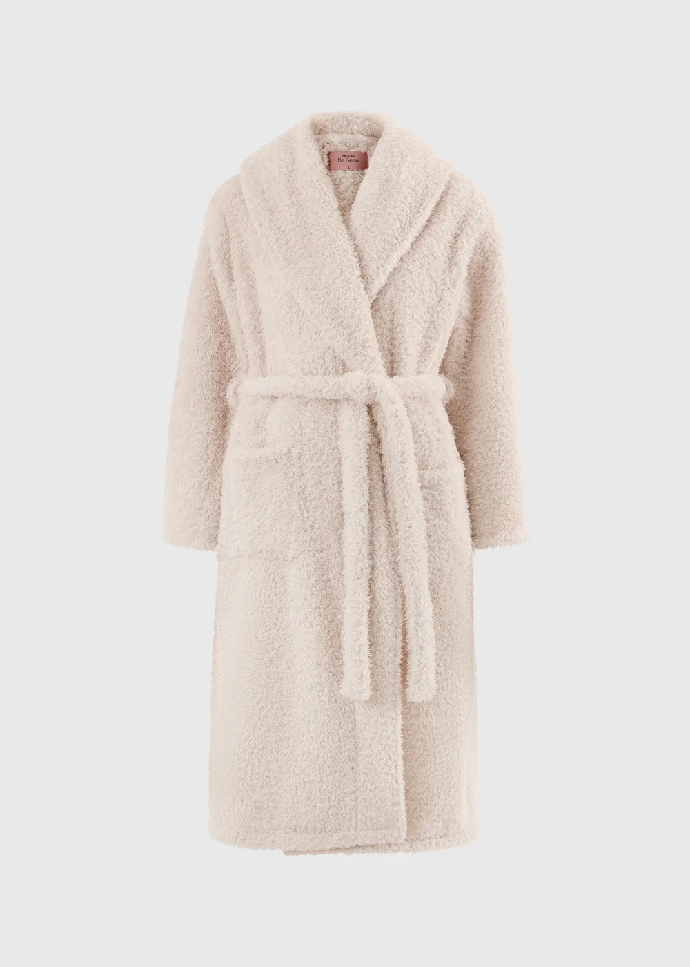 Oatmeal Borg Dressing Gown - XS Image 3