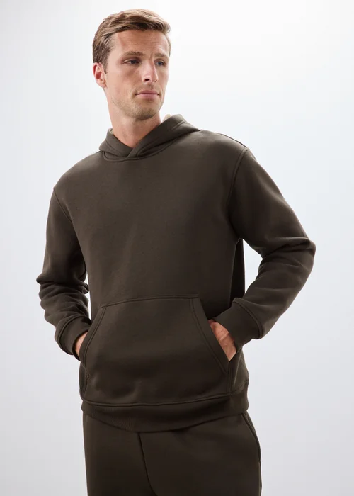 Brown Relaxed Co Ord Hoodie - S Image 1