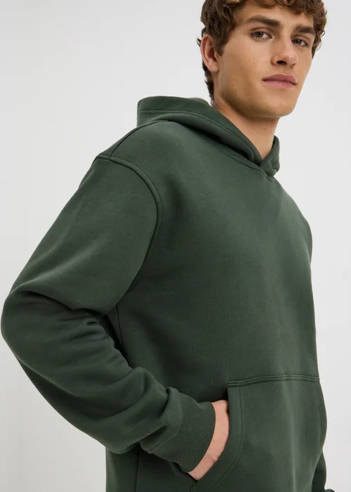 Green Relaxed Hoodie - M Image 3