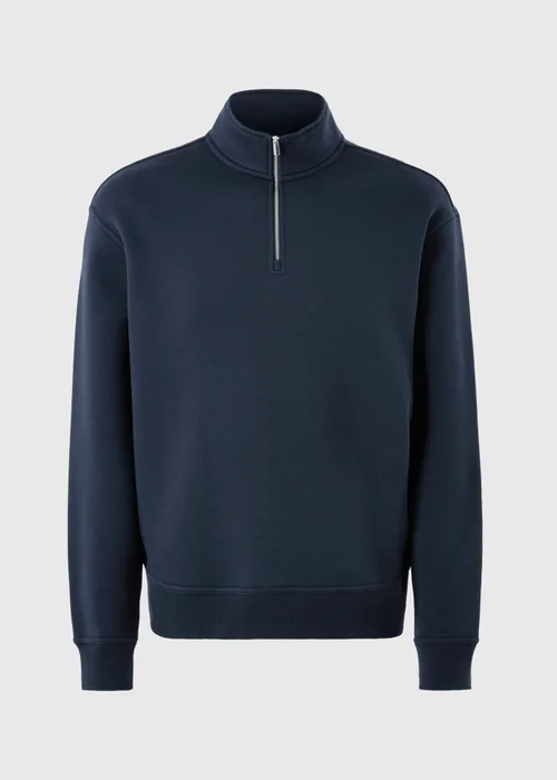 Navy 1/2 Zip Jumper - S Image 4