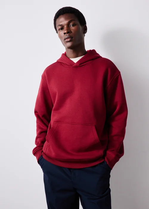 Red Relaxed Hoodie - M Image 1