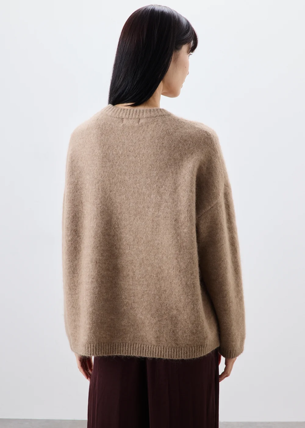 Oatmeal Fluffy Jumper - XS Image 2