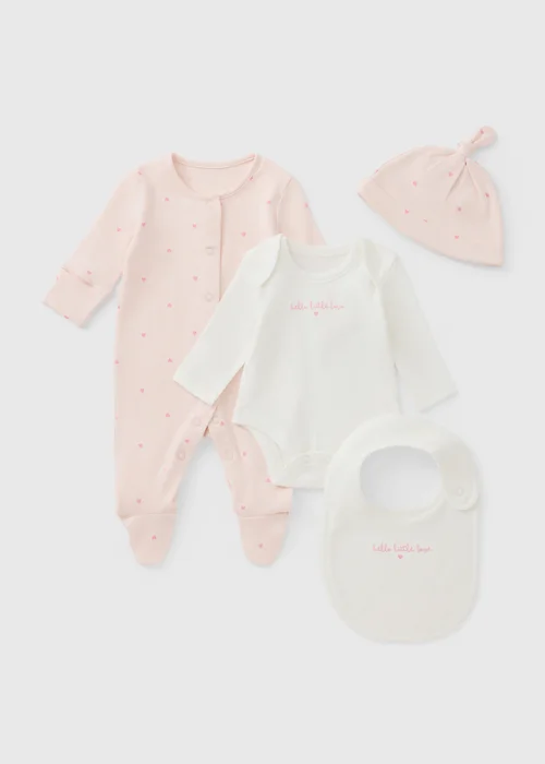 4 Piece Baby Girl Gift Set (0-6mths) - First Size Image 1