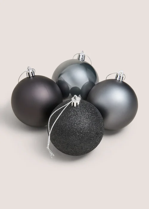 30 Pack Monochrome Bauble Image 2