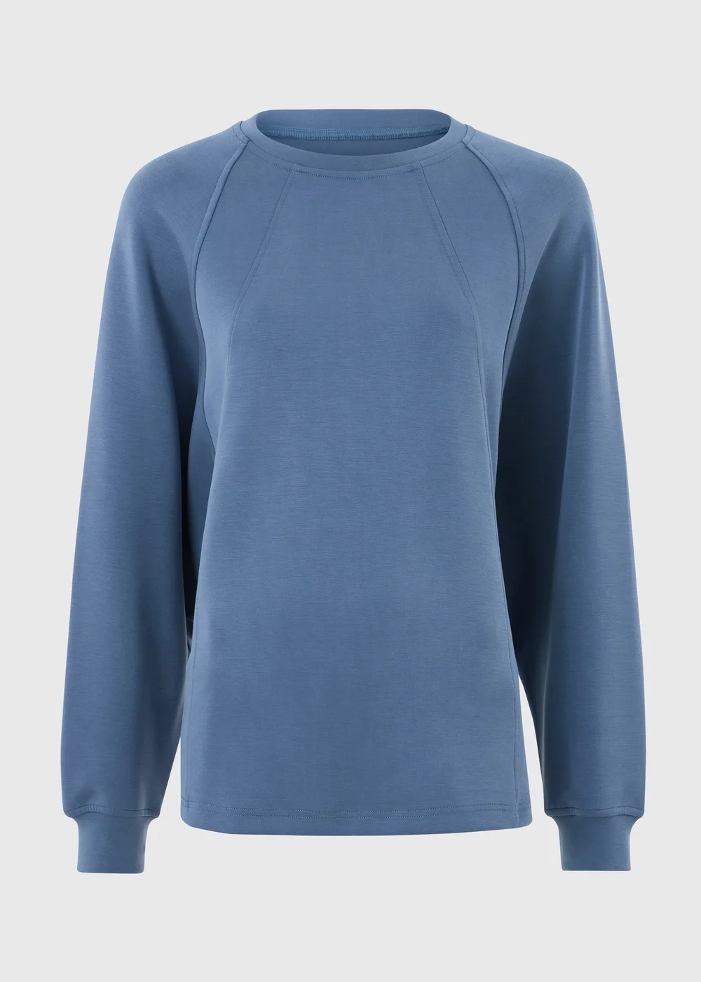 Blue Batwing Sleeve Jumper - XS Image 5