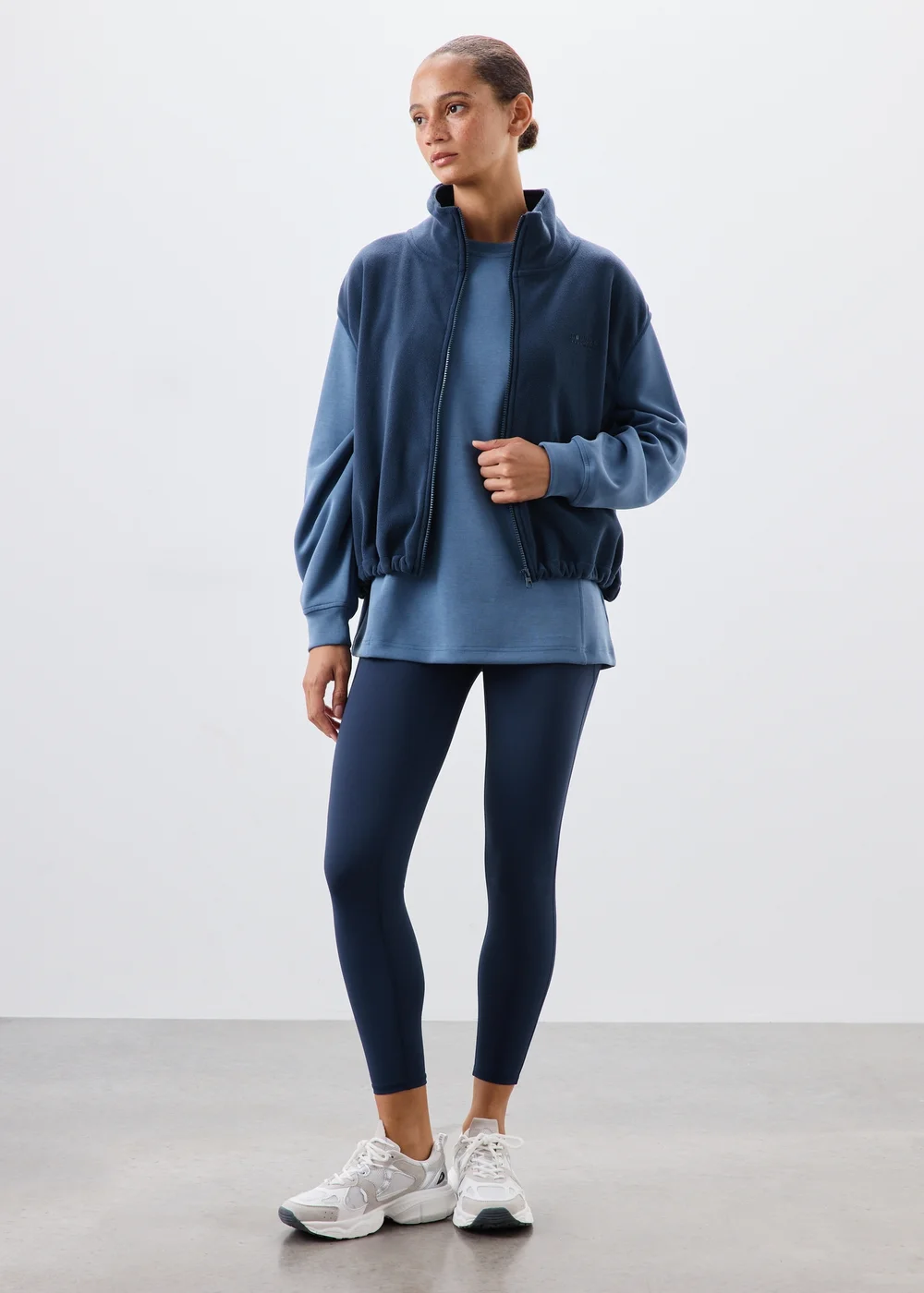 Blue Batwing Sleeve Jumper - XS Image 4