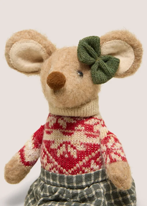 Christmas Sitting Female Mouse Image 2