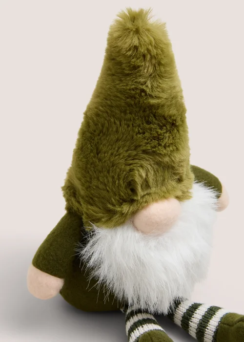Small Green Striped Gnome Image 2