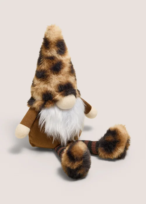 Small Leopard Print Gnome Image 1