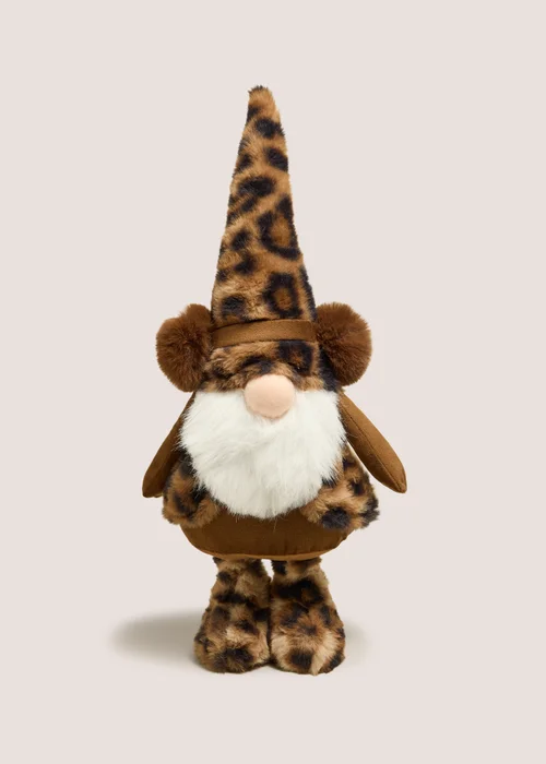 Leopard Print Standing Gnome Image 1