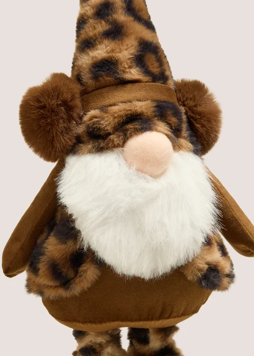 Leopard Print Standing Gnome Image 2