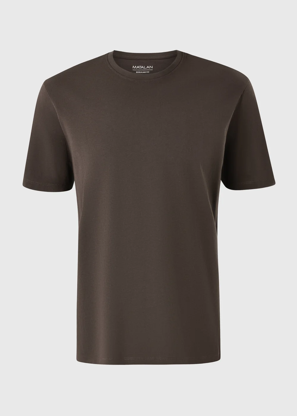 Brown Essential Crew Neck T-Shirt - XS Image 1