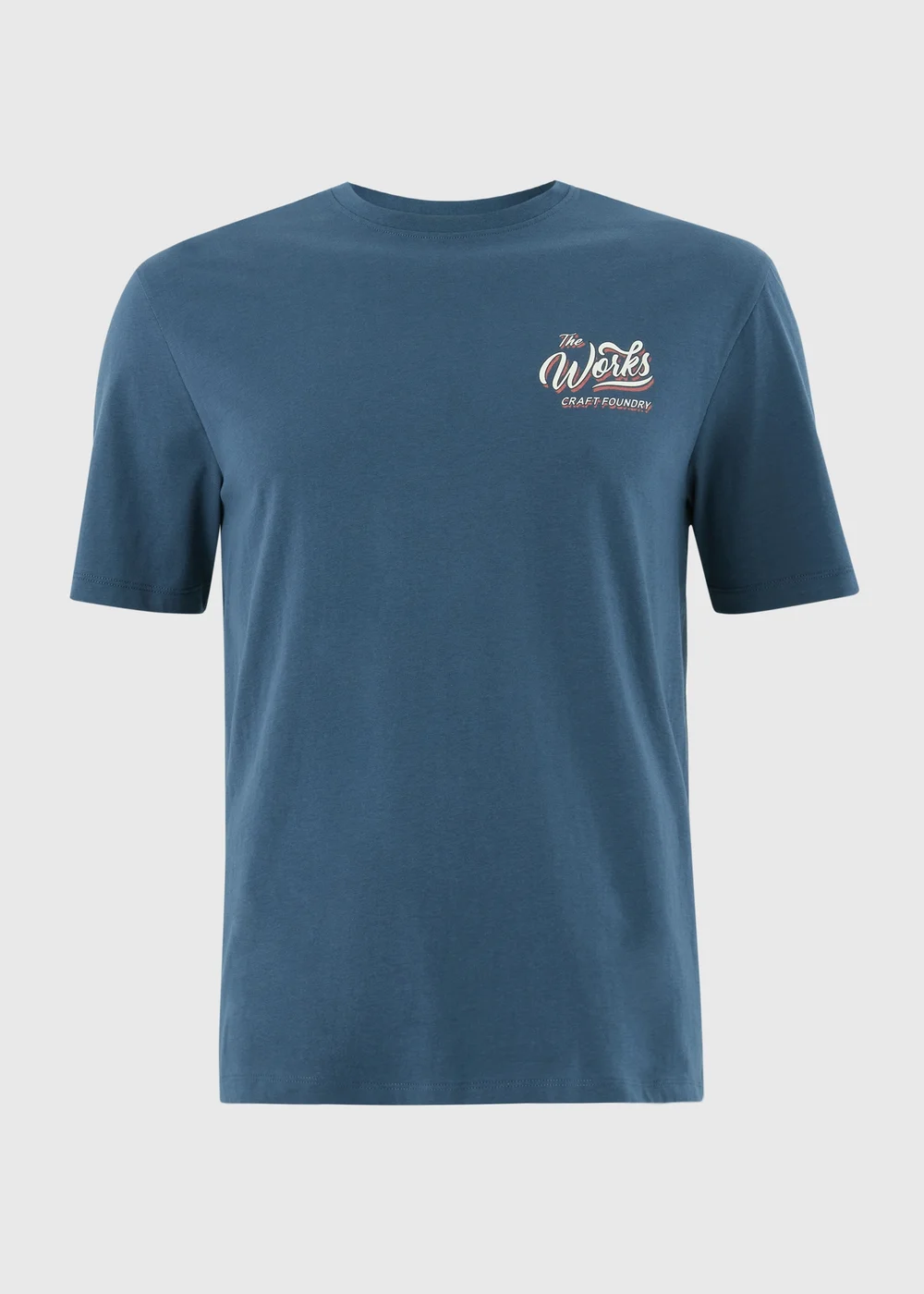 Blue Works Graphic T-Shirt - S Image 4