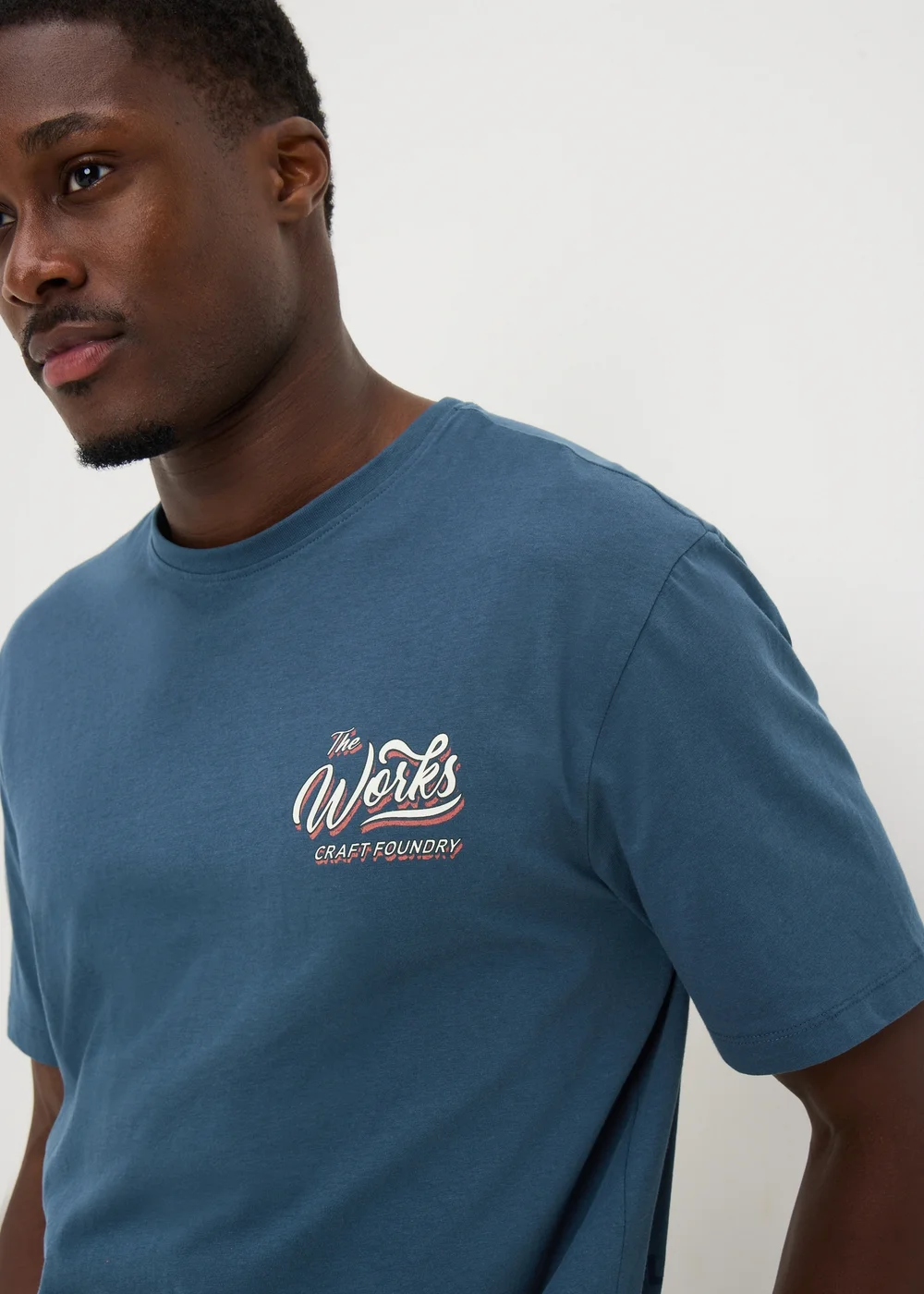 Blue Works Graphic T-Shirt - S Image 3