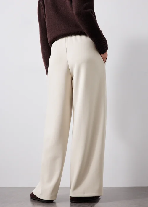 Souluxe Stone Sandwash Wide Leg Trousers - XL Image 3