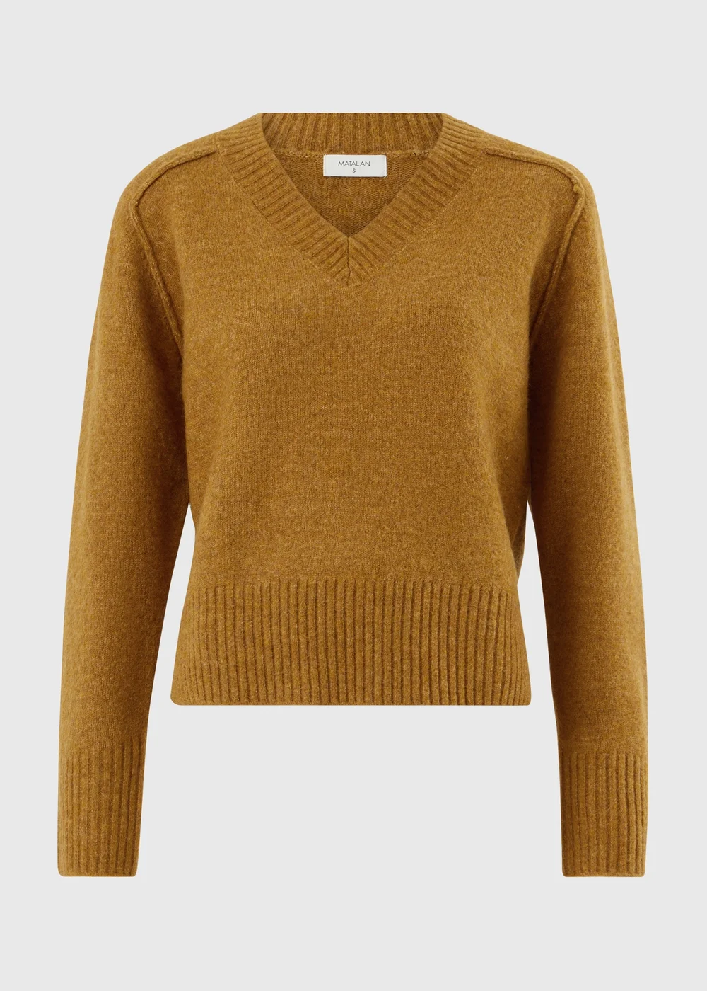 Ochre V-Neck Jumper - XS Image 4