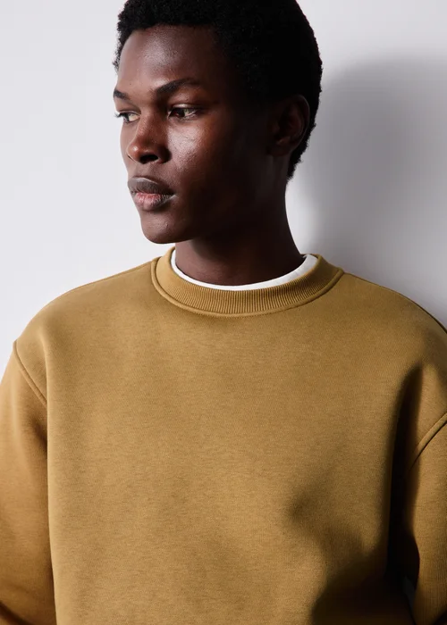 Mustard Crew Neck Jumper - S Image 4