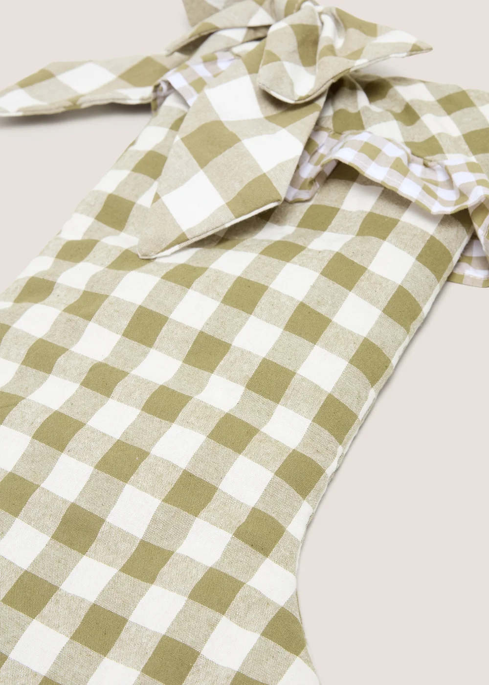 Gingham Green Stocking Image 2